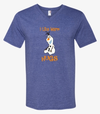 Frozen Olaf I Like Warm Hugs T Shirt 982 Anvil Men's - Shirt #8220699