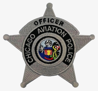 Chicago Aviation Police Star Patch Officer Chicago - Badge #8222335