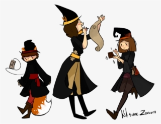 Chibi Witches - Cartoon #8222483