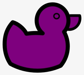 Purple Duck Clipart #8222558