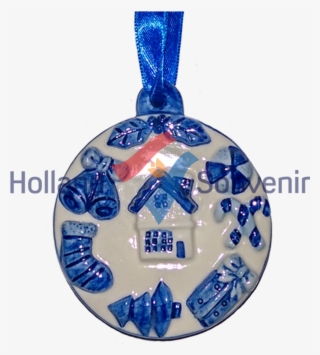Christmas Ornament 3d Delft House - Locket #8222752