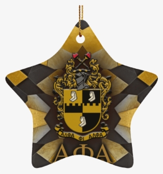 Alpha Phi Alpha Star Ornament - Alpha Phi Alpha Crest #8222895