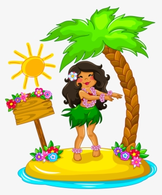 850 X 1024 2 - Hawaiian Girl Clipart #8224628