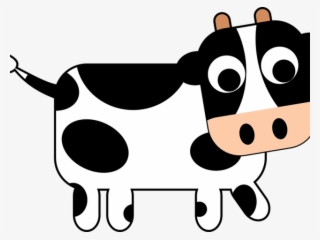 Cow Clipart Vector - Cow Cartoon Images Transparent #8224774