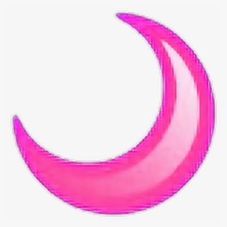 Transparent Tumblr Pink Moon Bynisha Emoji Pastel Tumblr - Emoji Pink Tumblr Transparent #8224969