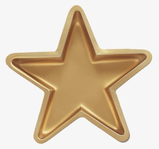 Gold Star Plastic Tray - Party #8225665