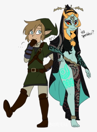 It She Skyward Sword Link, Link And Midna, Zelda Anime, - Cartoon #8227213