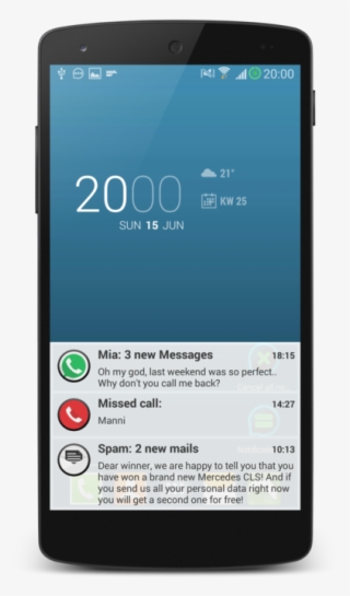 Floatify Goes Beyond Android L-style Notifications - Mobile Phone #8227843
