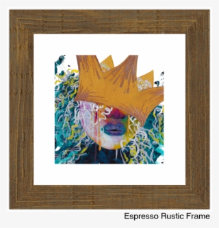 Espresso Rustic Frame - Picture Frame #8228126