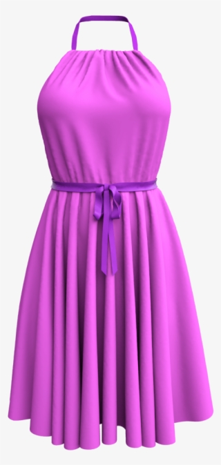 Marvelous Designer Spring Dress Pattern Garment File - Cocktail Dress #8228542