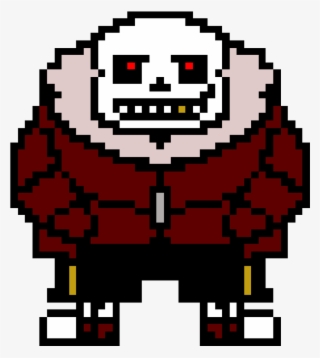 I Made An Underfell Sans Overworld Sprite - Fell Sans Pixel Art #8228696