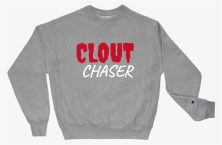 "clout Chaser" Goat X Champion Sweatshirt - Sweater #8232099