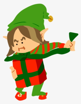 Christmas Elf Clipart Png - Cartoon #8232827