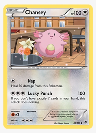 Chansey 80/119 - Chansey Cards #8232950