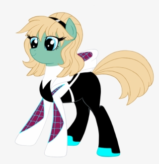 #1200468 - Artist - Edcom02, Artist - Jmkplover, Clothes, - Spider Gwen My Little Pony #8233886