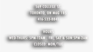 569 College St - Monochrome #8233955