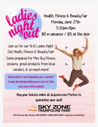 We're Looking For Participants And Vendors - Sky Zone #8234151