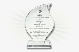 2015 Business Of Integrity Award Presented By Better - Better Business Bureau #8234745