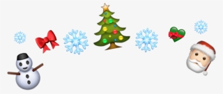 Christmascrown Christmas Emojis Santa Snowman Snowflake #8235407