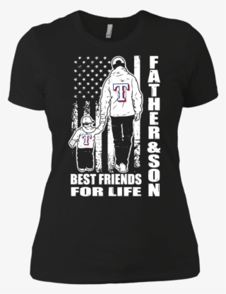 Father And Son Best Friends For Life Texas Rangers - Kansas City Chiefs Wife Shirts #8235792