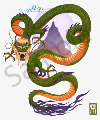 Chinese Red Dragon #8237043