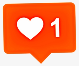Heart Sticker - Instagram Icon Notification Vector #8237717