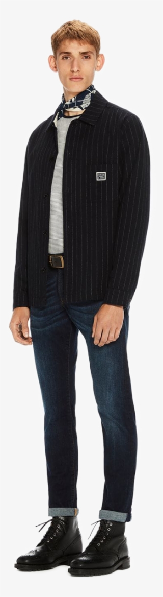 Scotch & Soda 144839 Nos Ralston-beaten Back Col - Mad Men Suits #8239196