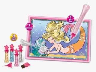 0012 10615 01 Glitterizz Mermaids Contents-glittered - Picture Frame #8239556