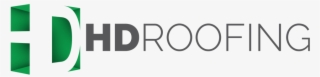 Hd Roofing - Horizontal Logo - Color #8239588