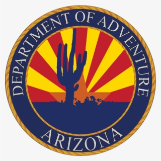 Arizona Az Department Of Adventure Sticker - Arizona Sticker #8239854