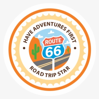 Road Trip Sticker White - Circle #8240030