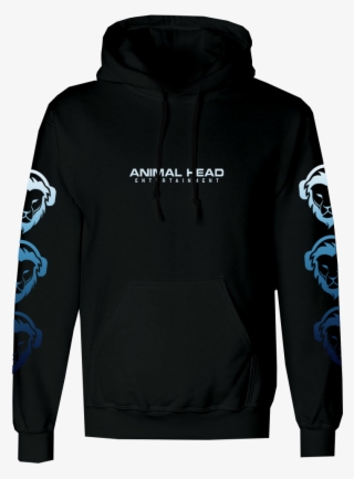 Gradient Logo Hoodie - Hoodie Sleeve Print Area #8241956