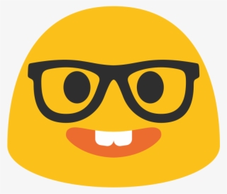 File - Emoji U1f913 - Svg - Emoji Nerd #8242169