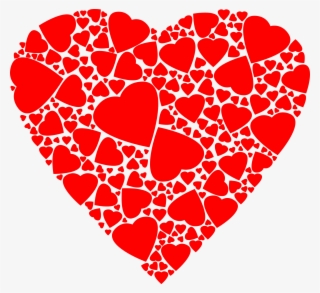 Red Hearts Within A Heart Png Image - Red Heart Designs #8243518