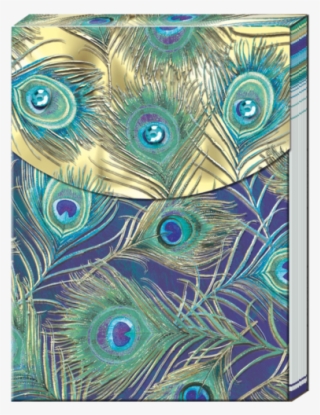 Peacock Feather Pocket Note Pad - Modern Art #8243822