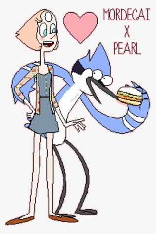 Mordecai And Pearl - Steven Universe Pearl X Mordecai #8243911