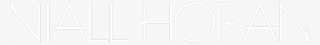 About Us - Niall Horan Logo White #8244342