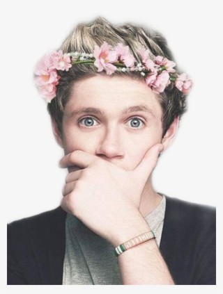 Niall Sticker - Niall Horan With Flower #8245075
