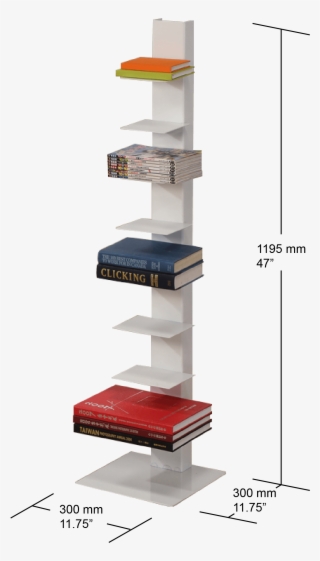 Spine Book Tower 8 Shelf - Shelf #8245682