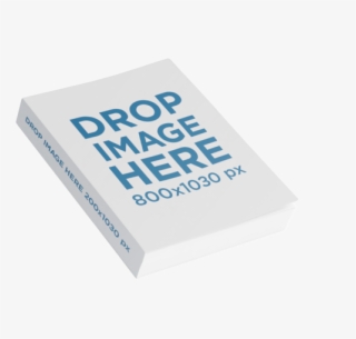 Paperback Angled Book Template Floating On A Transparent - Box #8245744