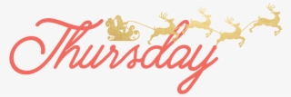 Thursday Png #8245895