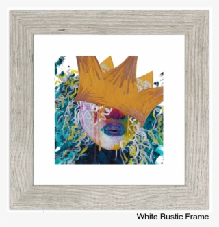 White Rustic Frame - Picture Frame #8247142