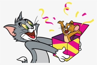 Tom N Jerry Confetti Cropped - Cartoon #8247799
