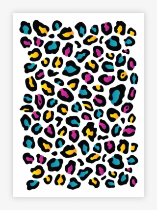 Big Tattoo Sheet To Create Realistic Rainbow Cheetah - Леопард Паттерн #8248283