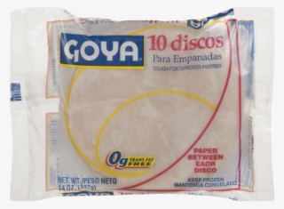 Goya Empanadas Dough Disk, 14 Oz - Goya Foods #8248362