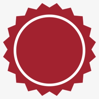 Red Round Wave Outline Banner - Maks #8248463