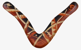 Decorated Wood Boomerang - Strap #8248498