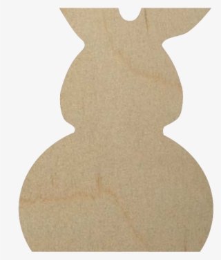 Unfinished Wooden Bunny Cutout Unfinished Wood Bunny - Plywood #8249344