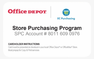 Office Depot Discount Card - Office Depot #8251882