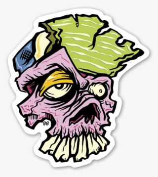 Cartoon Sticker Skull Png #8253886
